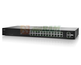 Switch niezarządzalny Cisco SF112-24 24x10/100 2xCombo 2xSFP 19