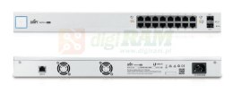 Switch zarządzalny UBIQUITI UniFiSwitch 16 150W 16x10/100/1000 2xSFP PoE+