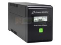 UPS LINE-INTERACTIVE 600VA 2X PL 230V, PURE SINE WAVE, RJ11/45 IN/OUT, USB, LCD