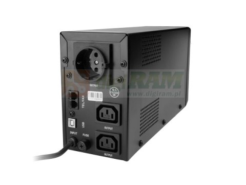 UPS LINE-INTERACTIVE 850VA 2X IEC 230V OUT, USB, LCD