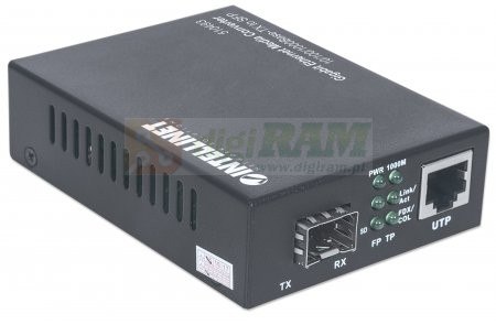 Media Konwerter 10/100/ 1000BASE-TX-SLOT SFP GBIC