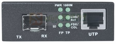 Media Konwerter 10/100/ 1000BASE-TX-SLOT SFP GBIC