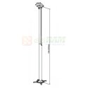 Ramię do projektora 110 -190cm sufitowe, 15kg, srebrne