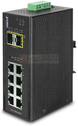 Planet IGS-10020MT 8-Port Ind.managebarer Switch