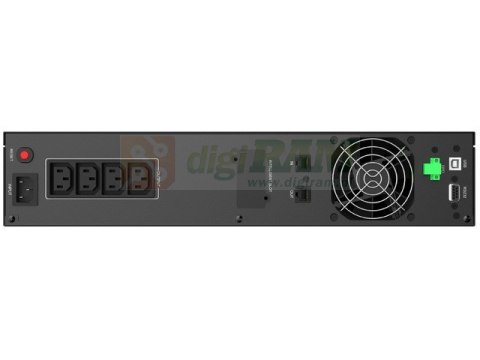 UPS Line-Interactive 1200VA Rack 19 4x IEC Out, RJ11/RJ45 In/Out, USB, LCD, EPO