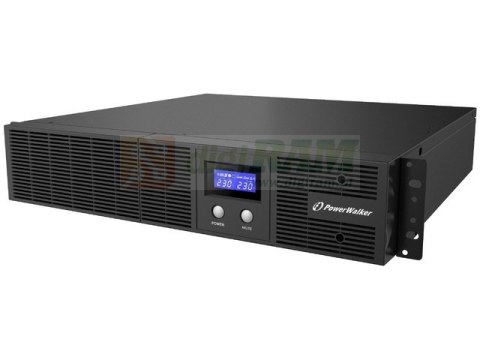 UPS Line-Interactive 3000VA Rack 19 8x IEC Out, RJ11/RJ45 In/Out, USB, LCD, EPO