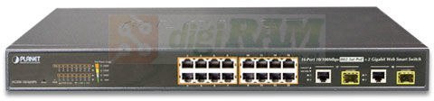 Planet FGSW-1816HPS 16-Port 10/100TX 802.3at