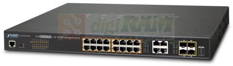 Planet GS-4210-16P4C IPv6/IPv4, 16-Port Managed