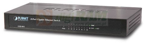 Planet GSD-805 8-Port 1000Base-T Desktop