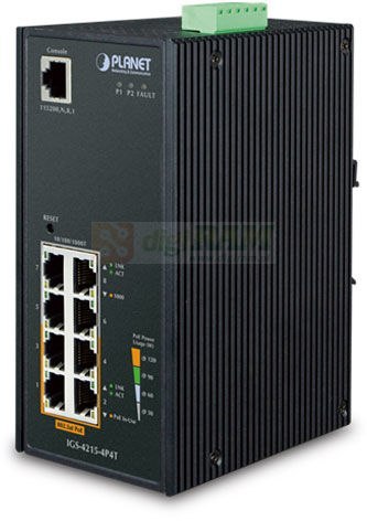 Planet IGS-4215-4P4T 4-Port 10/100/1000T mgd.Switch