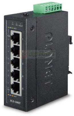 Planet IGS-500T IP30 Compact size 5-Port