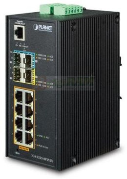 Planet IGS-5225-8P2S2X IP30 Industrial L2+/L4 8-Port