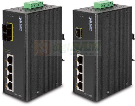 Planet ISW-514PTF IP30 4-P/TP + 1-P Fiber(SFP)