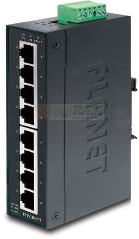 Planet ISW-801T IP30 Slim Type 8-P Industrial