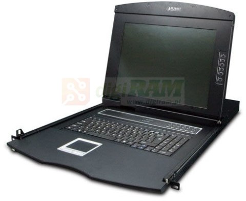 Planet KVM-210-08M 17" 8-Port Combo VGA LCD