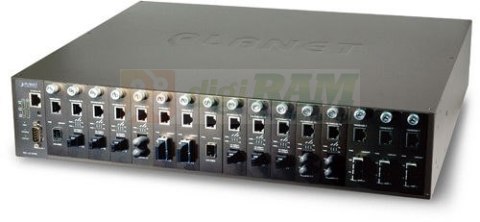 Planet MC-1610MR48 16-Slot Mgd Media Conv.Chassis