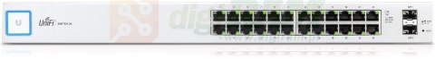 Switch zarządzalny UBIQUITI UniFiSwitch US-24 25W 24x10/100/1000 2xSFP