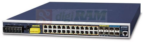 Planet IGS-6325-24P4X IP30 19" Rack Mountable Ind L3