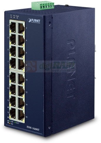 Planet ISW-1600T IP30 Industrial 16-Port