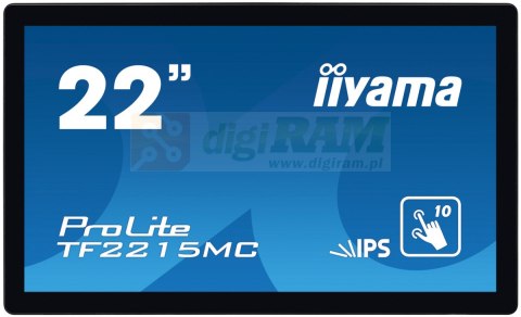 Monitor 22 TF2215MC-B2 pojemnościowy 10pkt pianka IPS DP HDMI