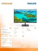 Monitor 271E1SCA 27'' Curved VA HDMI FreeSync