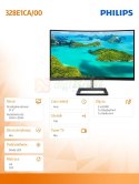 *Philips 328E1CA 31.5'' Curved VA 4K HDMIx2 DP