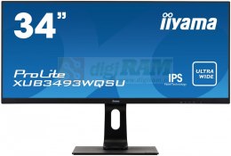 Monitor 34 cali XUB3493WQSU-B1 IPS UWQHD DP/USB/2xHDMI