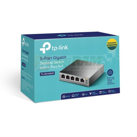 Przełącznik SG1005P 5 x GE (4 x PoE)
