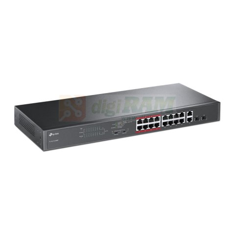 Przełącznik SL1218MP 16xFE PoE+ 2x1Gb 2xSFP
