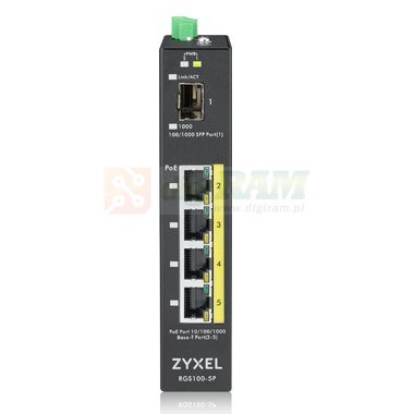 RGS100-5P Switch Unmanaged PoE SFP