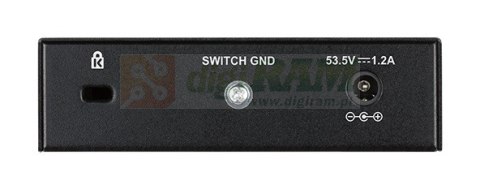 Switch DGS-1005P 5xGbE (4xPoE+ 60W)