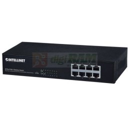 Switch Ethernet 8x10/100 Mb/s RJ45 PoE/PoE+ Desktopendspan