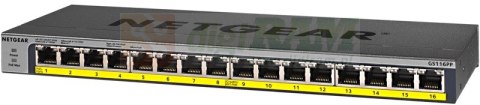 Switch GS116PP Przełącznik niezarządzalny 16xGE PoE+