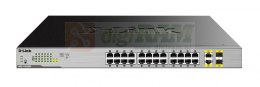 Switch Smart 2x SFP 24GE PoE DGS-1026MP