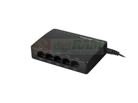 Switch 5X 1GB/S GIGABIT 12V Ethernet DSP2-1005-12V