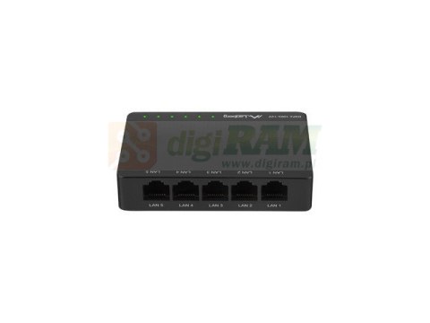 Switch 5X 1GB/S GIGABIT 12V Ethernet DSP2-1005-12V
