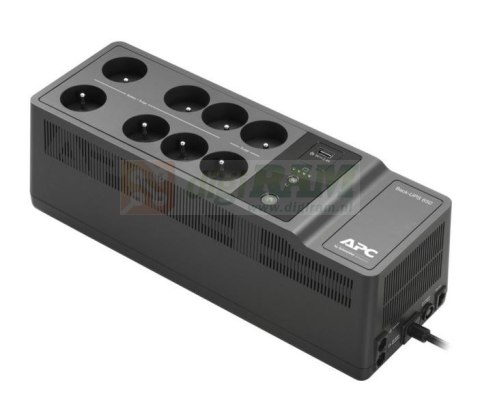 Zasilacz BE650G2-CP Back UPS 650VA/400W 6+2xFR, lad. USB-A