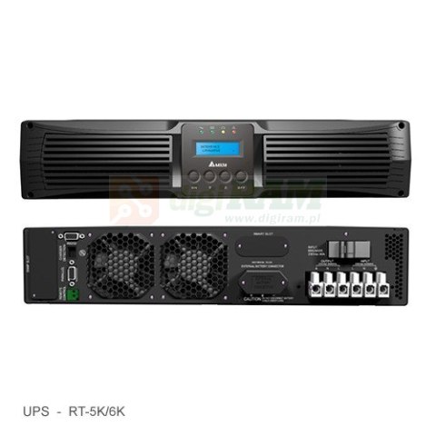 Zasilacz UPS RT-6K 6kVA/6kW Extended Hardwire bez baterii