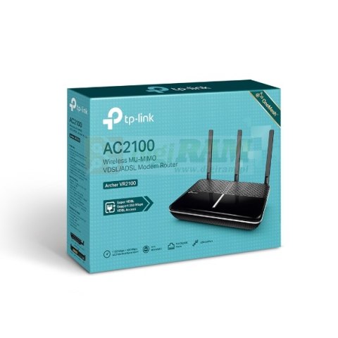 Bezprzewodowy router/modem VDSL/ADSL, MU-MIMO, AC2100