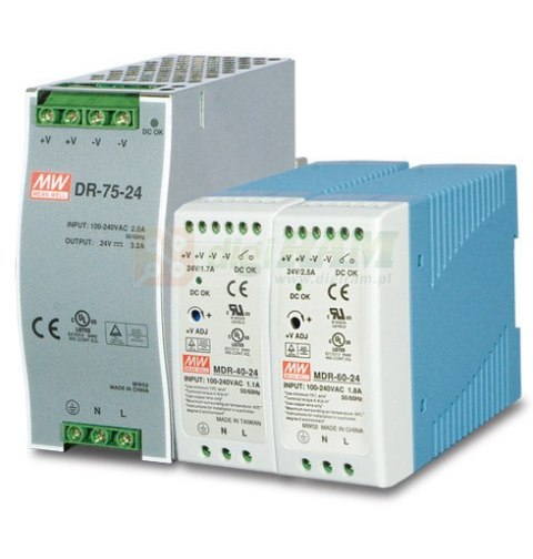 Planet PWR-75-24 24V, 75W Din-Rail Power Supply