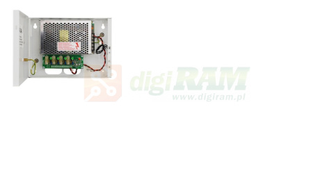Zasilacz Impulsowy Pulsar PSDC04124 12V/4A/4X1A DO CCTV