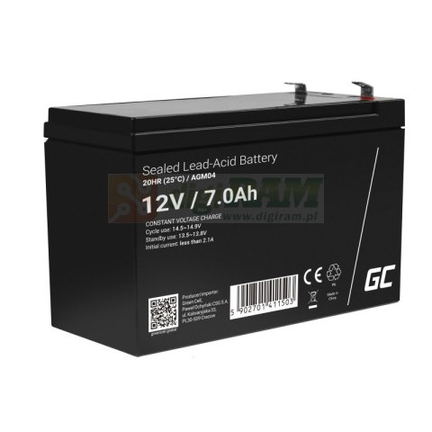 Akumulator żelowy 12V 7Ah