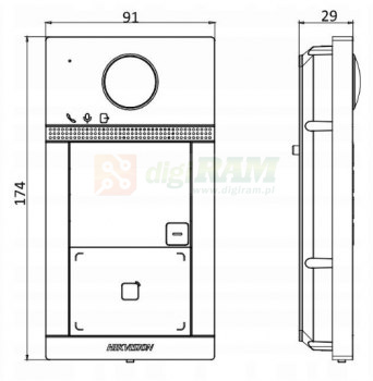 Hikvision DS-KV8213-WME1/Flush Wifi