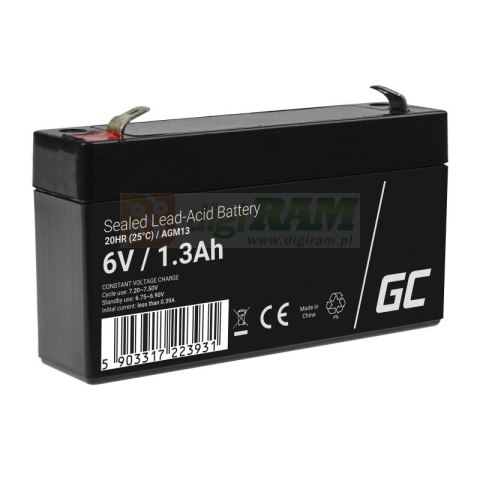 Akumulator AGM 6V 1.3Ah