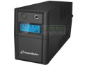 UPS LINE-INTERACTIVE 650VA, 4x IEC, RJ11 IN/OUT, USB, LCD
