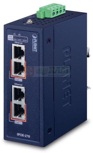 Planet IPOE-270 IP30 Industrial 2-Port