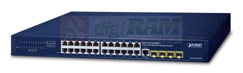 Planet GS-4210-24T4SR IPv4/IPv6, 24-Port