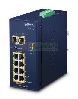 Planet IGS-1020PTF IP30 Ind 8-P 10/100/1000T