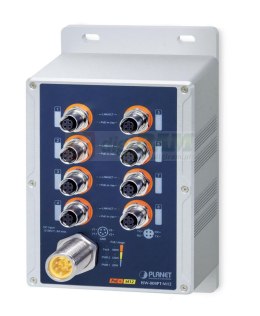 Planet ISW-808PT-M12 IP67-rated Industrial 8-Port