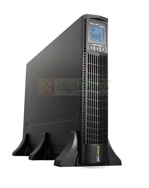 Zasilacz awaryjny UPS do szaf serwerowych RTII 1000VA 900W z wyświetlaczem LCD
